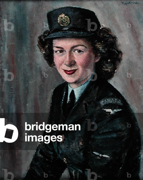 Leading Air Woman B.D.M Stockton, c.1943 (oil on canvas)