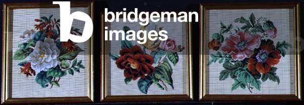 Three Designs for Berlin Needlework, c.1850 (w/c and gouache on paper)