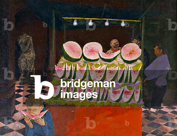 Melon Stall, 1959 (oil on canvas)