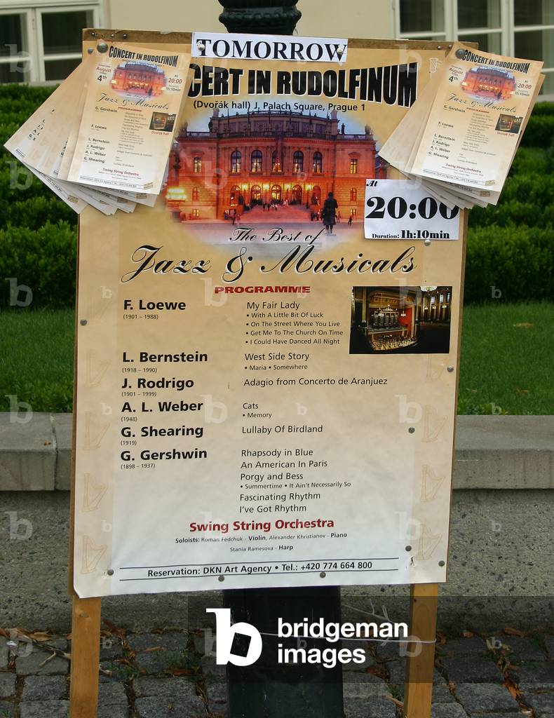 Jazz Music Poster Prague