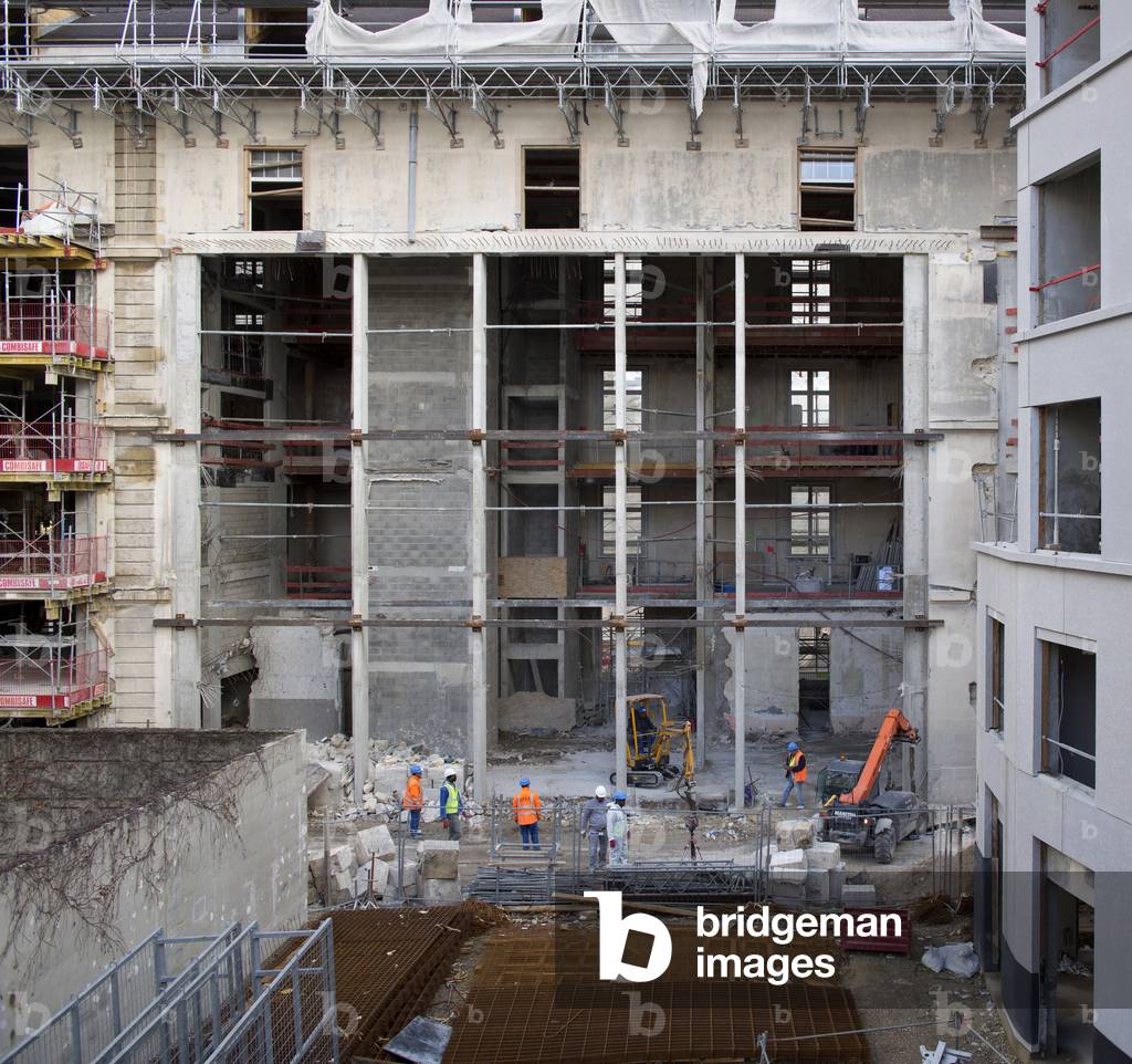 Chantier de caserne de Reuilly, by architects Anyoji Beltrando, Paris 12 (photo)
