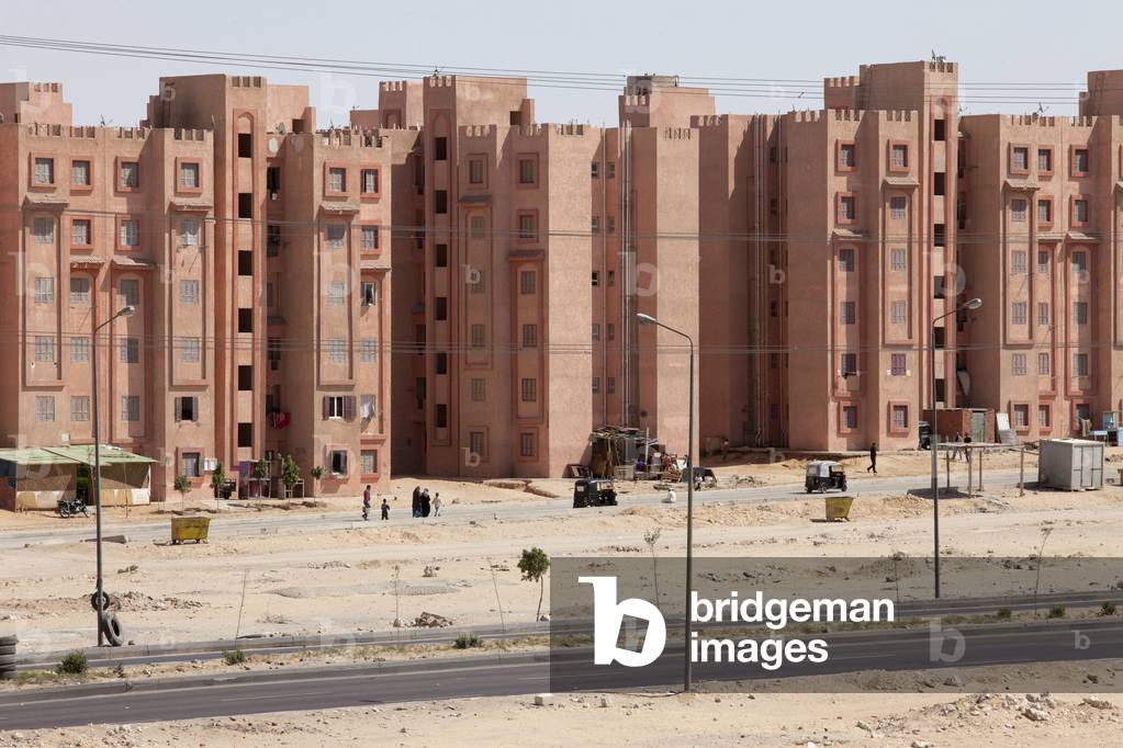 Apartment buildings. 6th of October city, Cairo, Egypt. (photo)