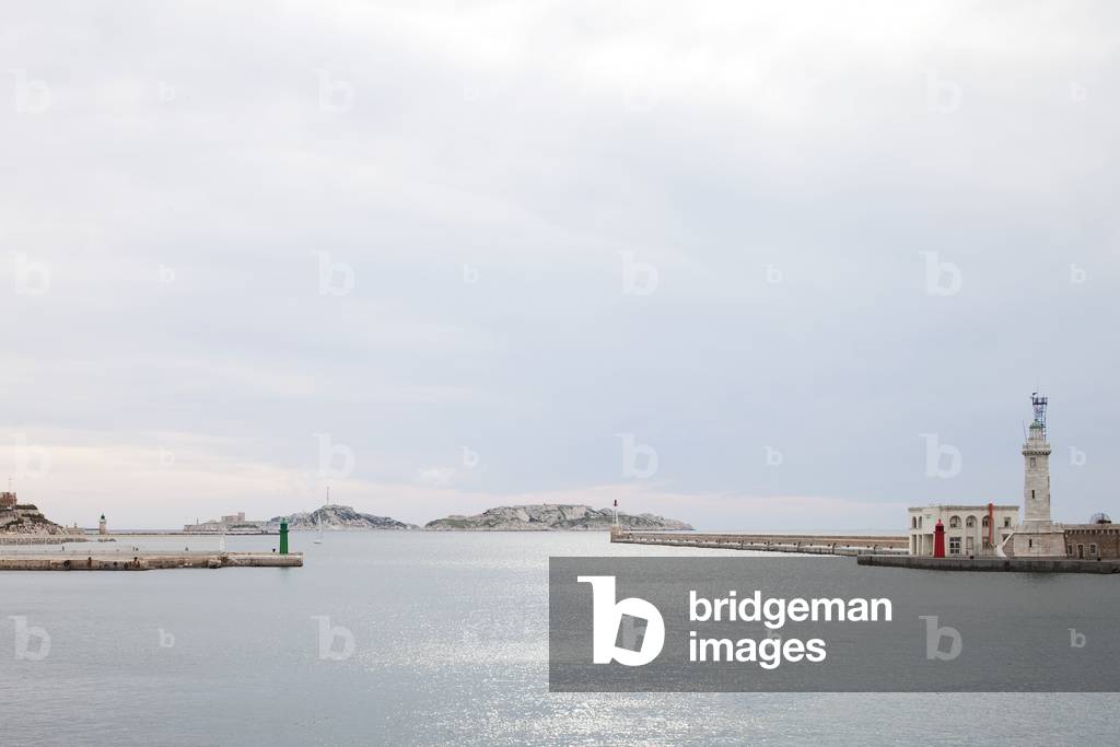 If-Castle and Frioul Islands from the Port Autonome de Marseille, France, 2010 (photo)
