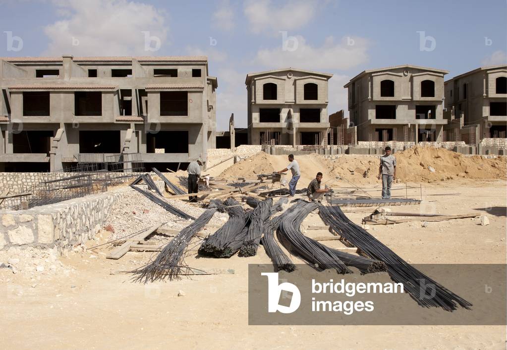 Construction site. 6th of October city, Cairo, Egypt. (photo)