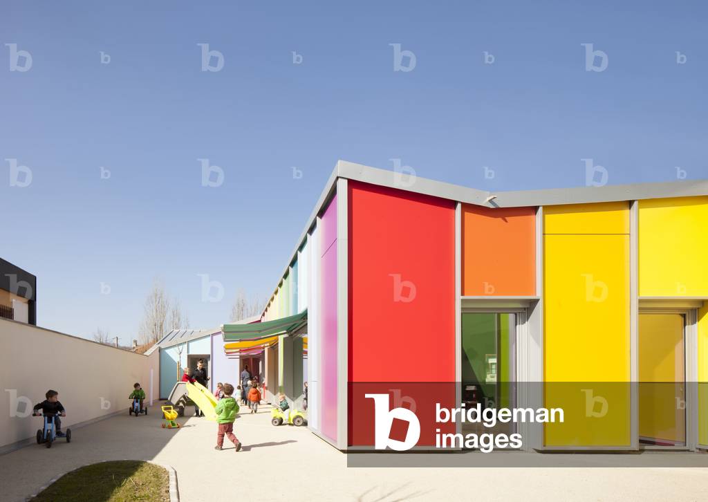 Crèche, MUZ architecture, 2014, Bucy-le-Long, Aisnes, France (photo)