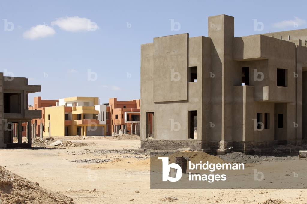 Construction site. 6th of October city, Cairo, Egypt. (photo)
