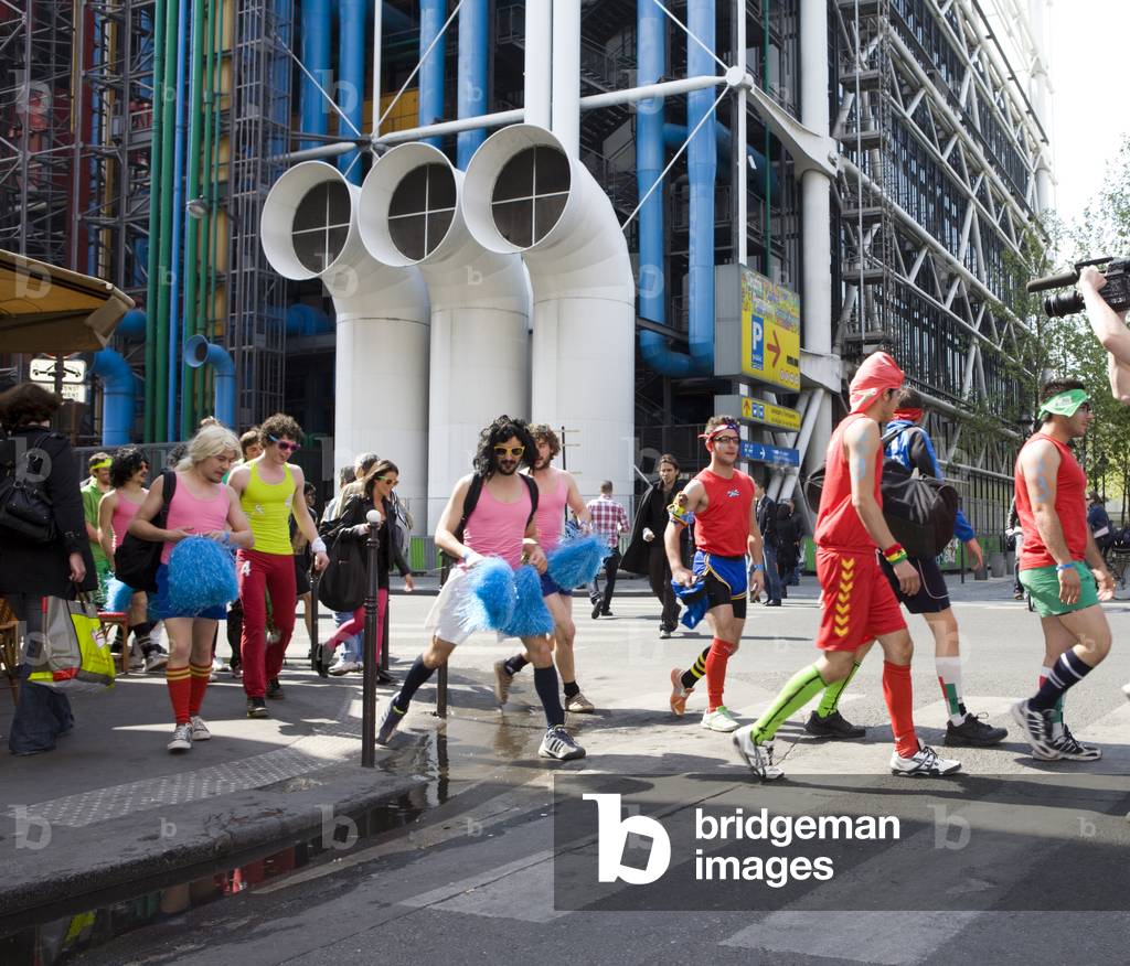 Red Bull Balle aux prisonniers event, Paris, 16 April 2011 (photo)