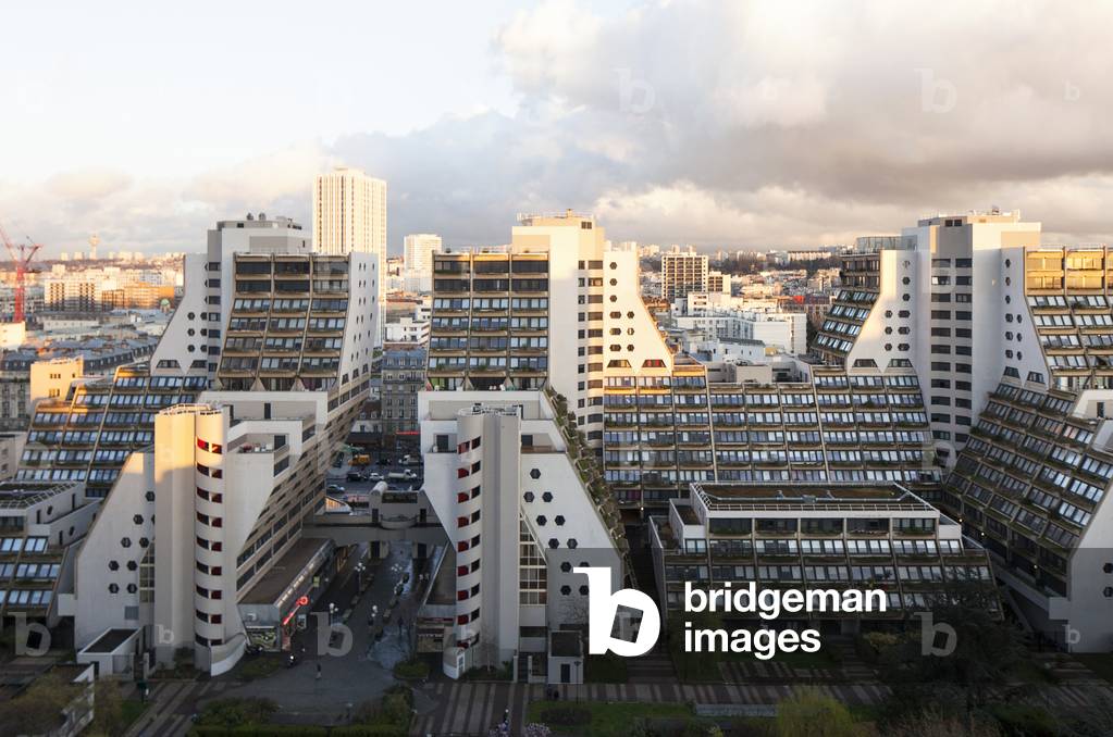 Orgues de Flandre, Martin van Treeck architects, 1970-1980, Social Housing, Paris 19, France (photo)