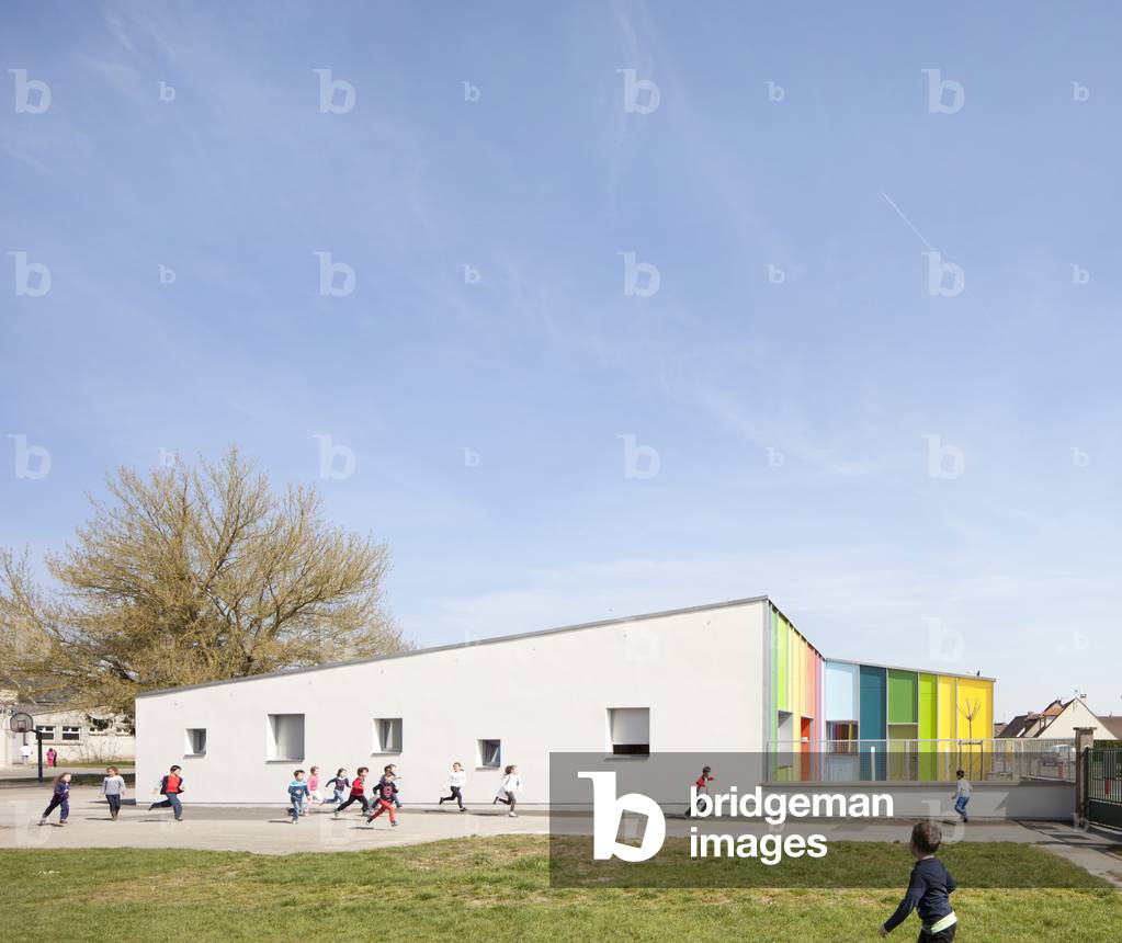 Crèche, MUZ architecture, 2014, Bucy-le-Long, Aisnes, France (photo)