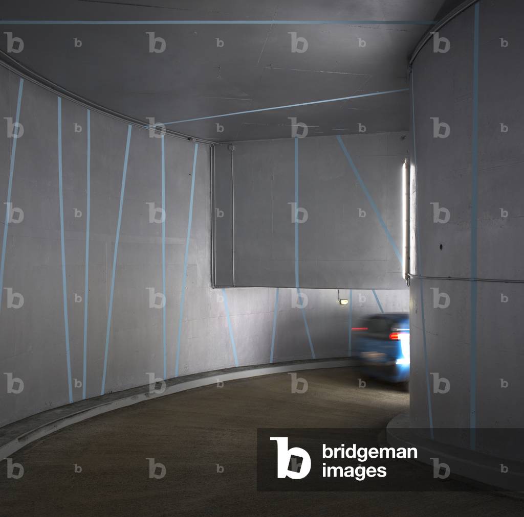 Renovation of the Petite France car park, by architects Atelier Matthieu Buisson, signage by Ruedi Baur, 2018, Strasbourg, France (photo)