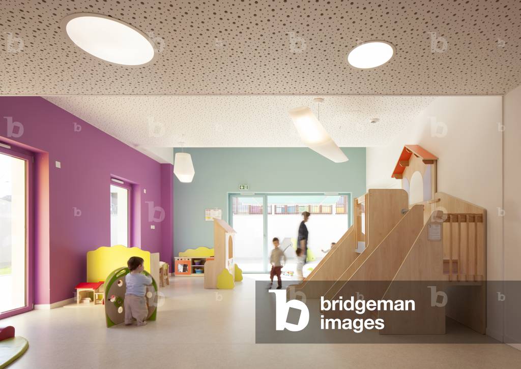 Crèche, MUZ architecture, 2014, Bucy-le-Long, Aisnes, France (photo)