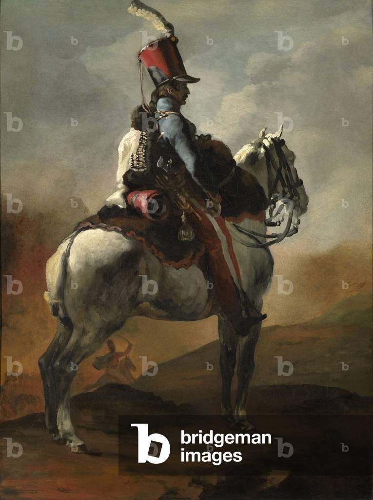 Trompeter der Husaren, um 1815-20 (Öl auf Leinwand)