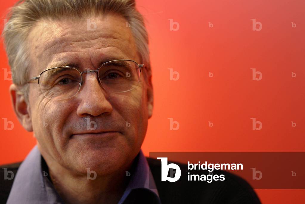 PORTRAIT OF WRITER ANDRE COUNT SPONVILLE (COUNT-SPONVILLE) AT THE 2007 BOOK FAIR.