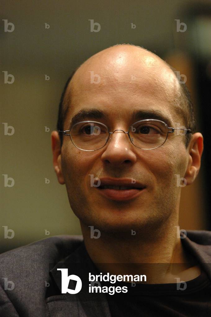 Portrait of the writer Bernard Werber in Paris in October 2006.