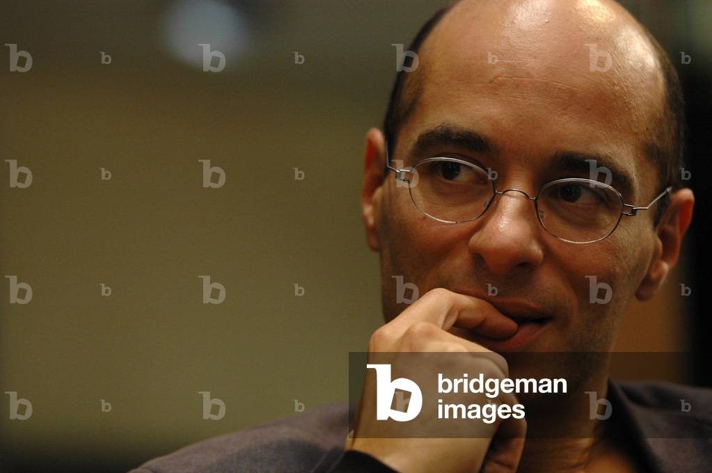 Portrait of the writer Bernard Werber in Paris in October 2006.
