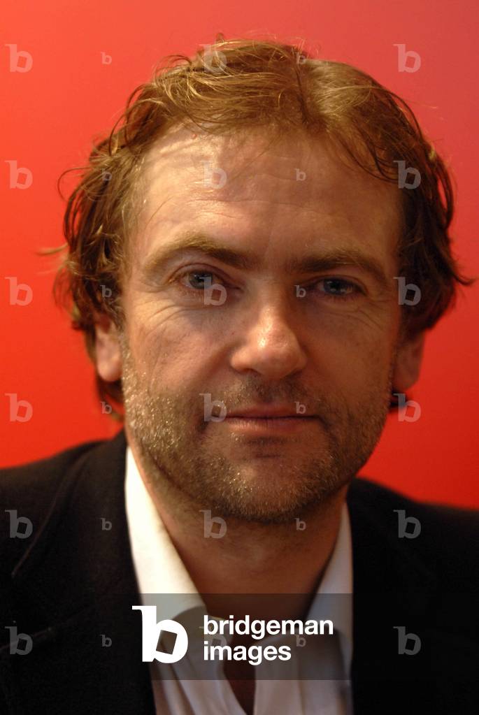 PORTRAIT OF THE WRITER DIDIER VAN CAUWELAERT AT THE 2007 BOOK FAIR.