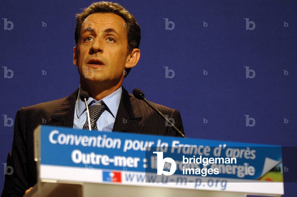 Paris, UMP headquarters, July 12, 2006: Speech by Nicolas Sarkozy (Minister of the Insertor and President of the UMP) at the Convention “” Overseas Sea: Free Energy””.