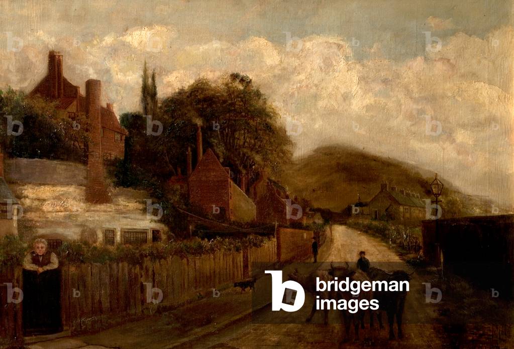 Sneinton Hermitage, Nottingham, 1887 (oil on canvas)
