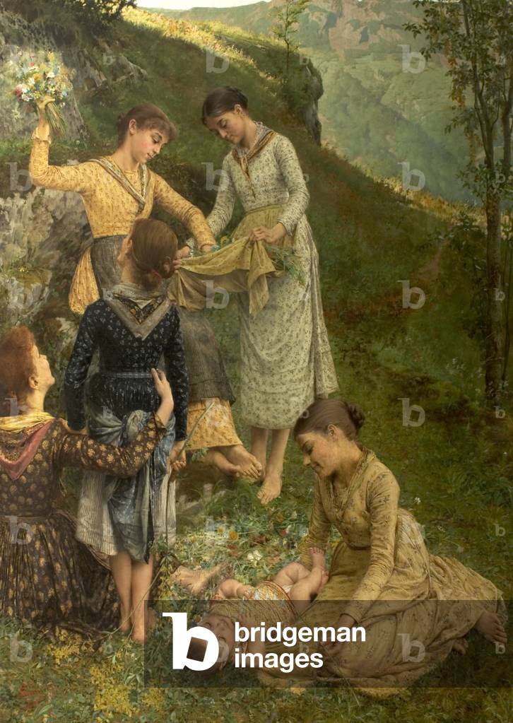 The Flowers of Capri, c.1887 (oil on canvas)