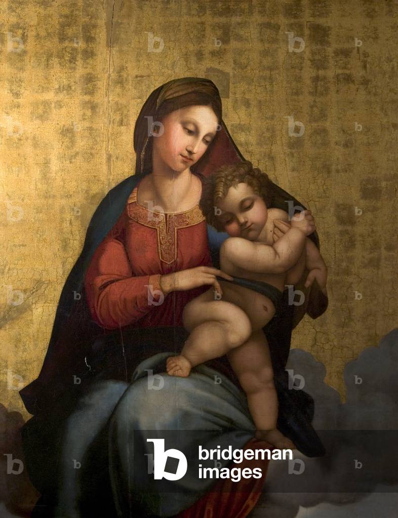Virgin and Child, 1819 (oil & gold leaf on wood)