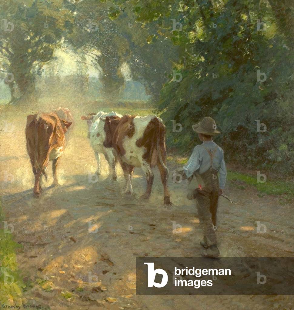 Full Summer, Ludham, Norfolk, 1902 (oil on canvas)
