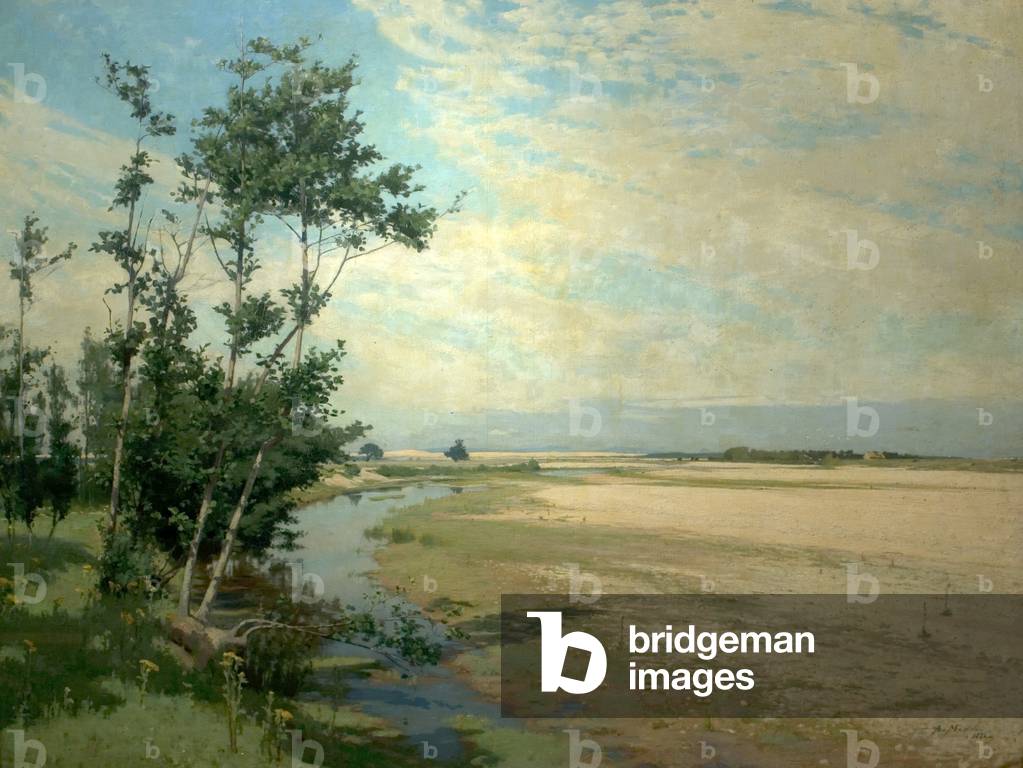 Findhorn Backwater, Moray Firth, Scotland, 1886 (oil on canvas)