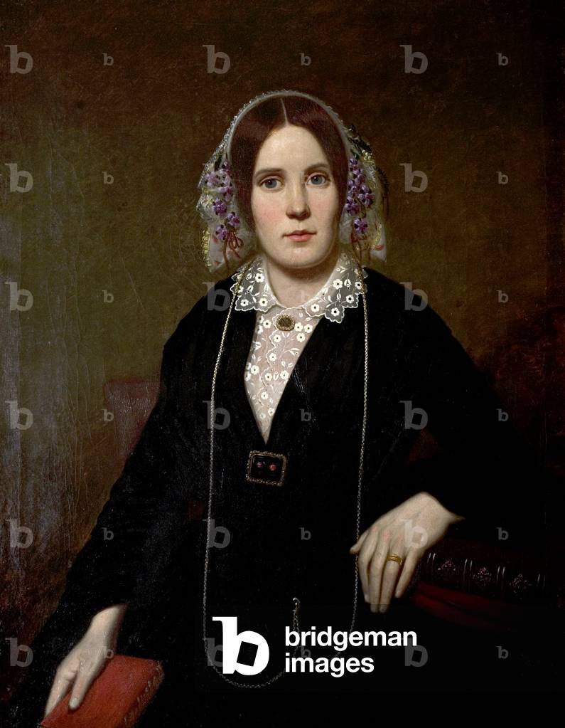 Portrait of a Lady of the Worthington Family, c.1845-55 (oil on canvas)