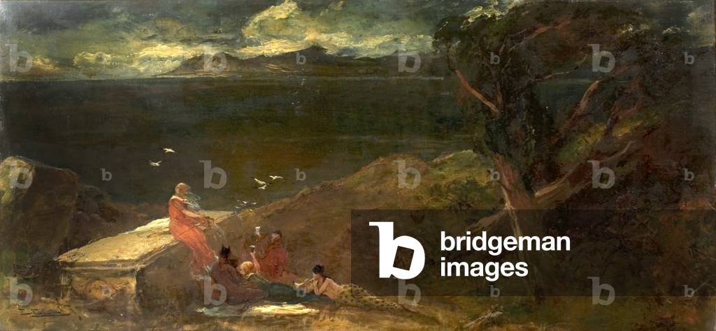 Circe (recto) (oil on canvas)