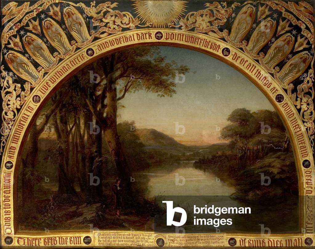 The Opening Scene in Philip James Bailey's 'Festus' (oil on canvas)