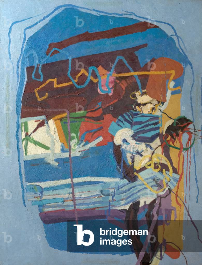 Blue Sentinel, 1963 (oil on canvas)