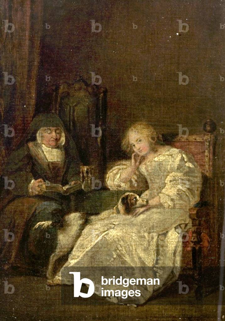 Meditation (oil on canvas)