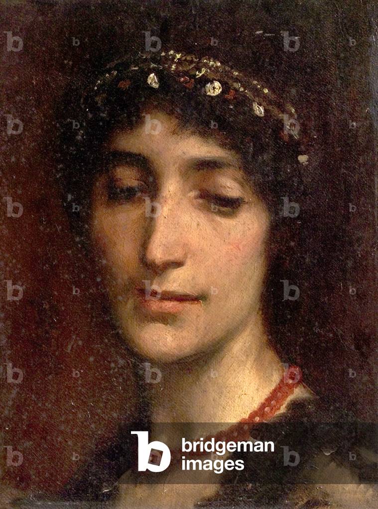 Julia (oil on board)