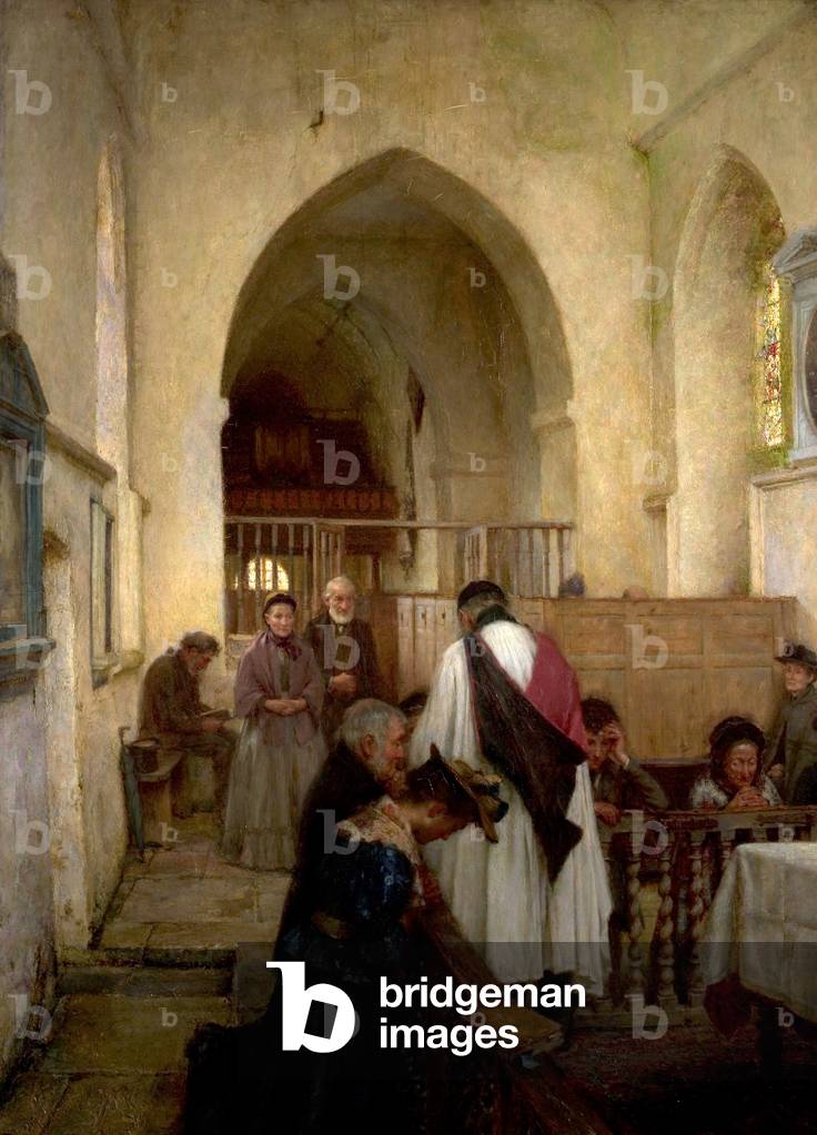 Sacrament Sunday, 1897 (oil on canvas)