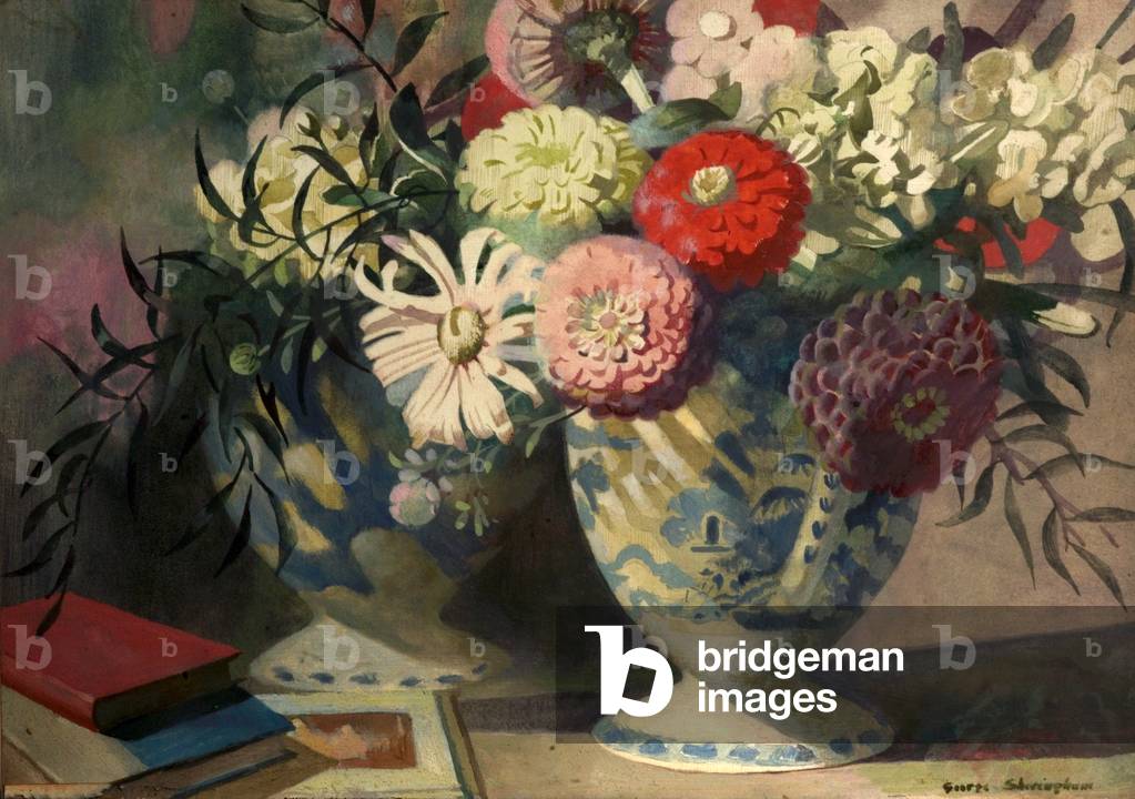 Reflections (tempera on wood)