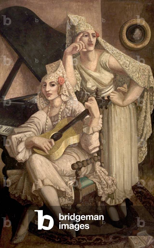 Music (oil on canvas)