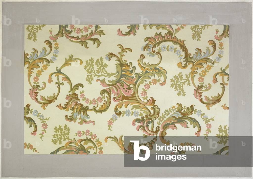 Carpet design (w/c on paper)