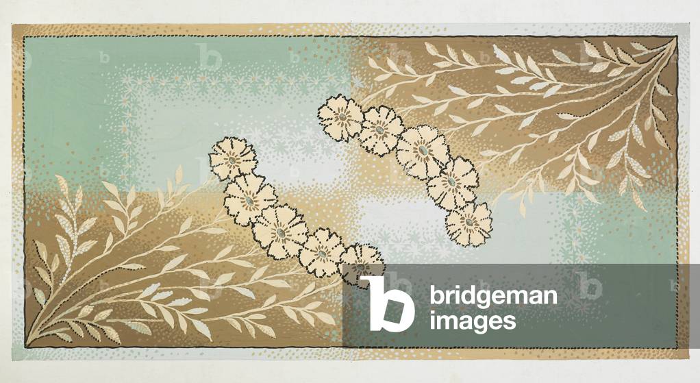 Carpet design (w/c on paper)