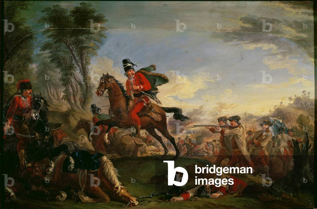 Episode of the Seven Years War (oil on canvas)