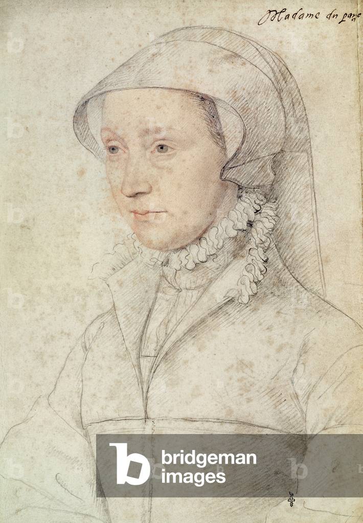 Immagine di Disegno "Madame du Parc", 16th Secolo di Clouet