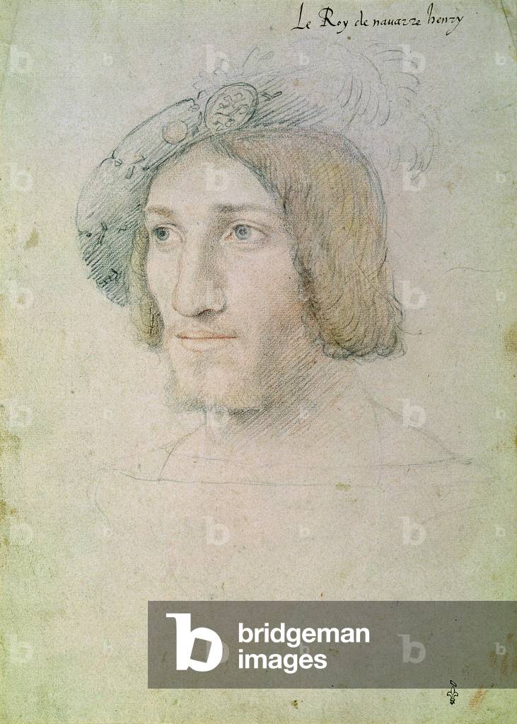 Henry II of Albret, King of Navarre (1503-1555), c.1530 (pencil, sanguine and crayon on paper)