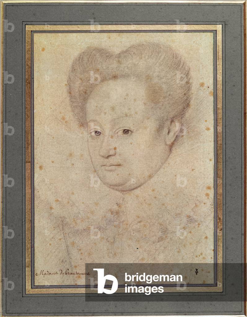 Portrait of an unknown lady, c.1593 (pencil on paper)