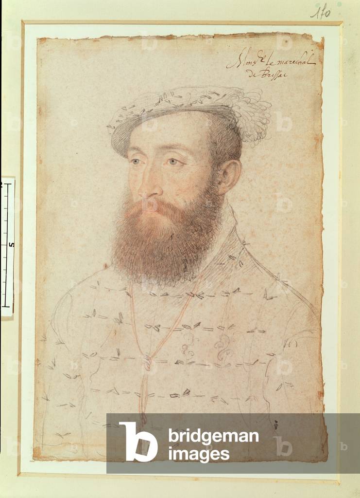 Bild von Zeichnung "Karl I. von Cosse (1505-73) Graf von Brissac", 16. Jahrhundert von Clouet