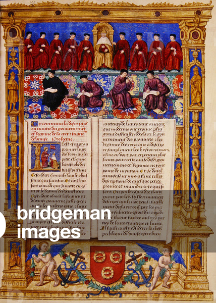 Ms 799/1344 fol.5 r. Description of the system of government of Venice, end fifteenth century (vellum)