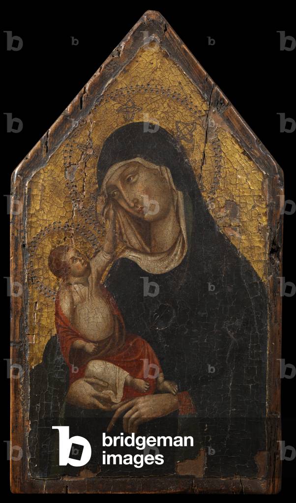 Virgin and Child, forgery in the manner of Duccio di Buoninsegna (1255-1319), 1875-1925 (oil on panel)