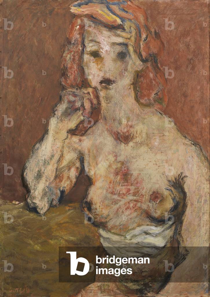 Nude with White Towel, 1965 (oil on canvas)