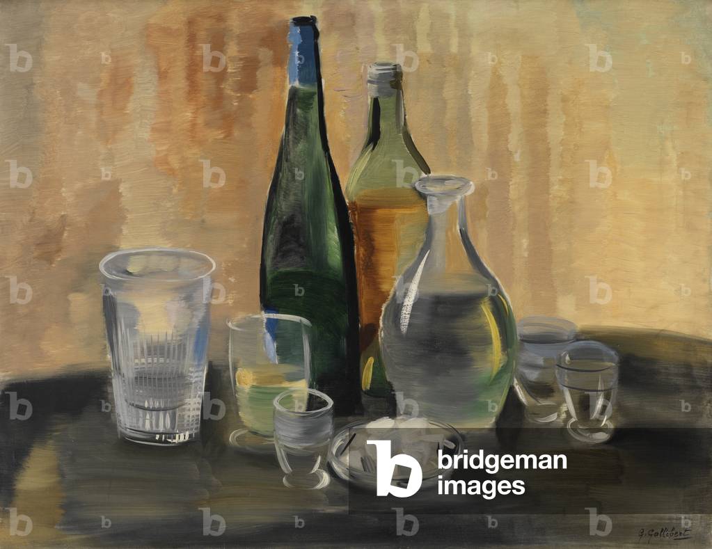 Still Life with Glass Objects, c.1929? (oil on canvas)