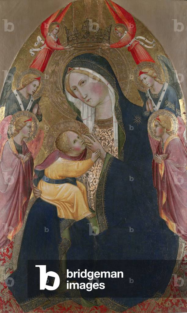 Madonna of Humility with Adoring Angels, c.1390 (tempera and gold leaf on panel)