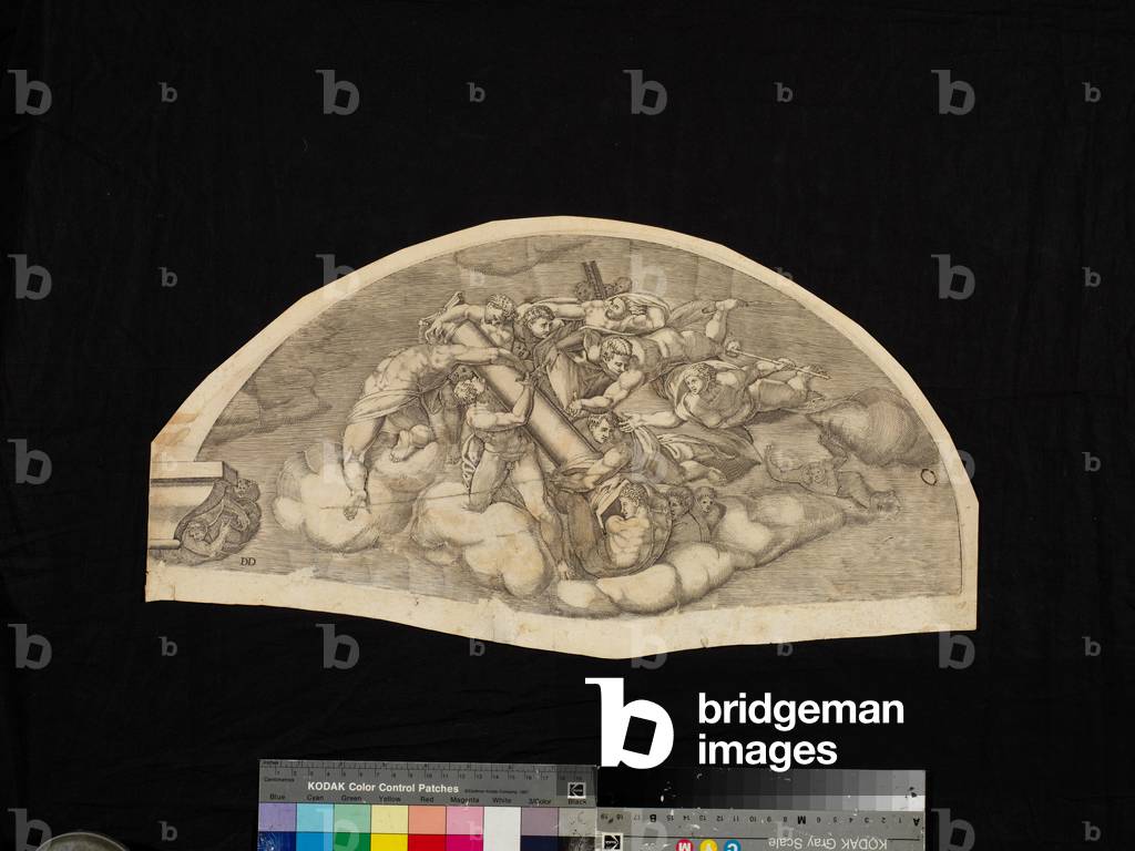 Scene from The Last Judgment, 1562 (1620) (engraving, fragment)