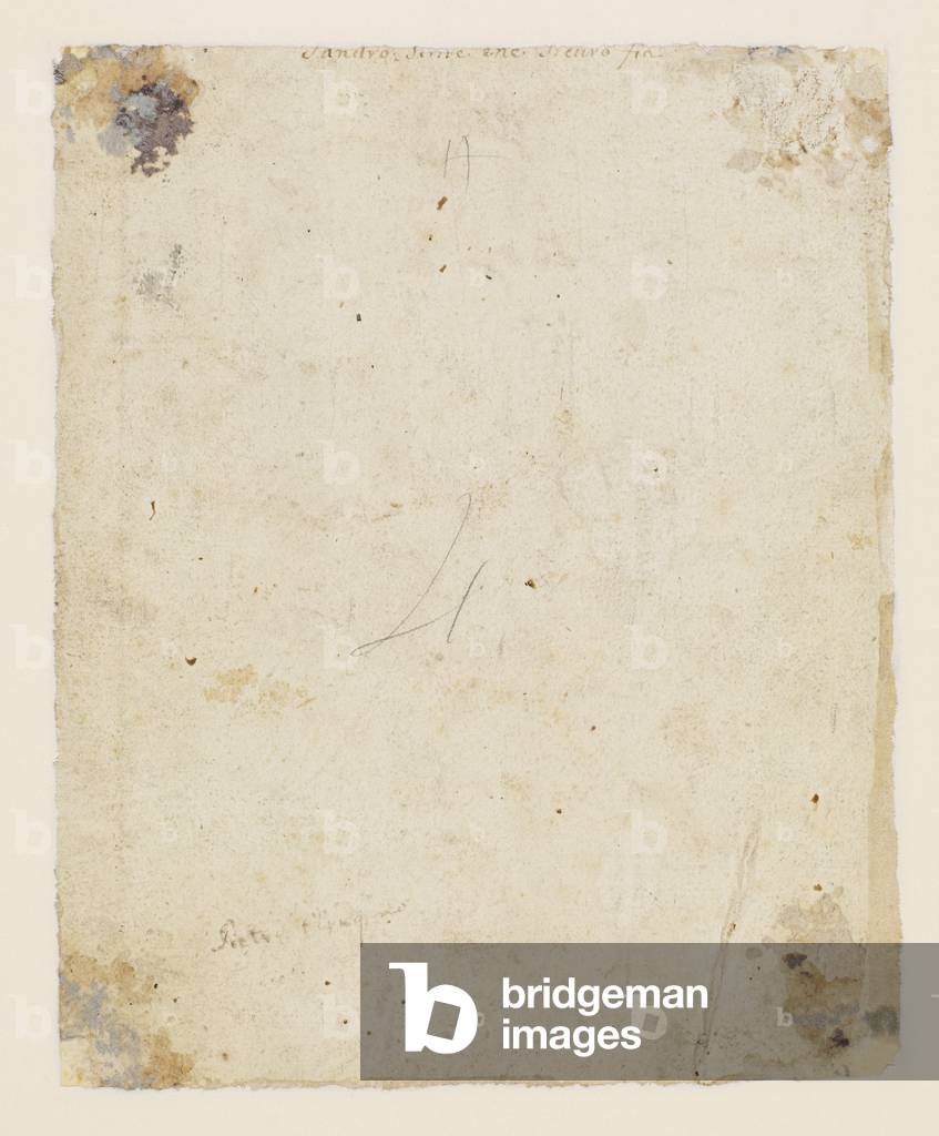 Inscription on upper centre (verso), 18th-19th century (brown ink) [see 5934507]