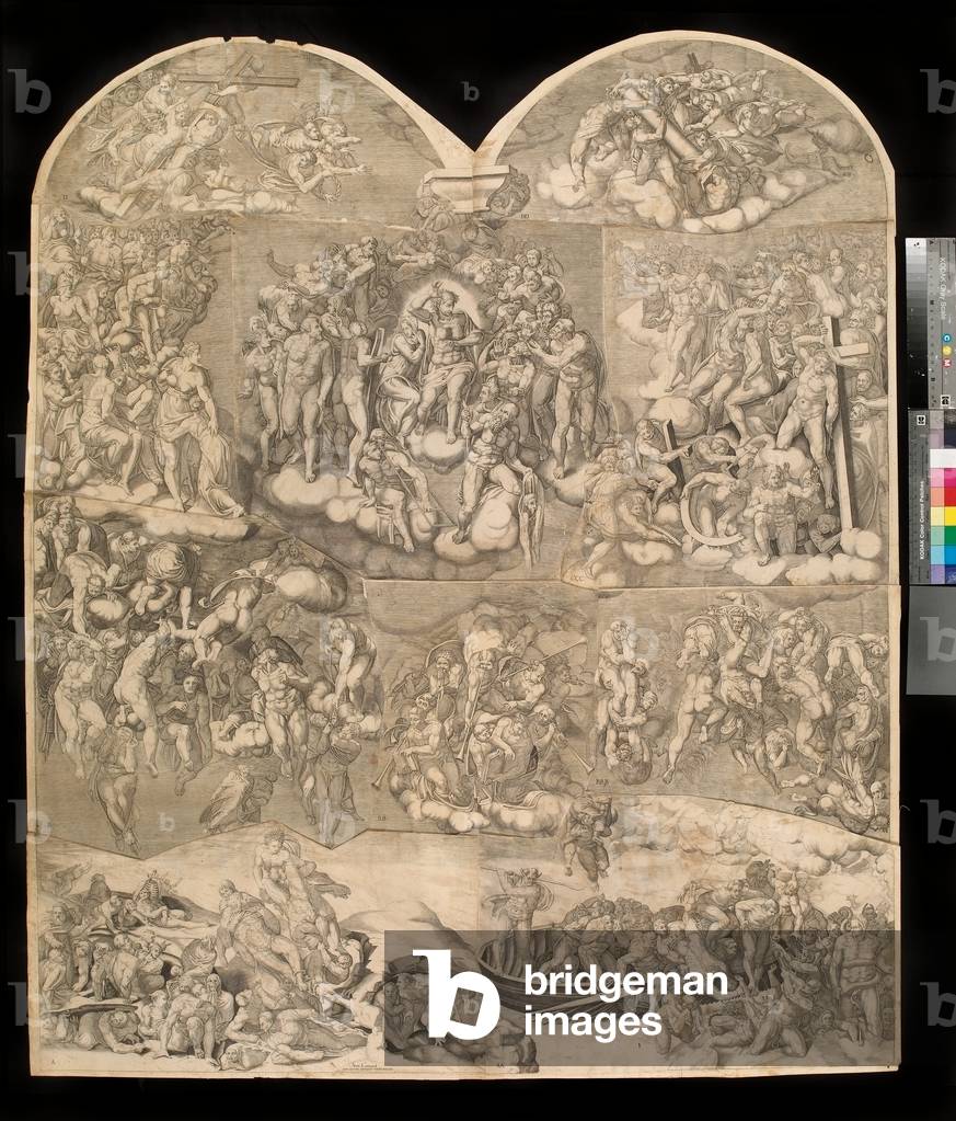 Last Judgment, 1562 (1620), reconstruction (engraving)